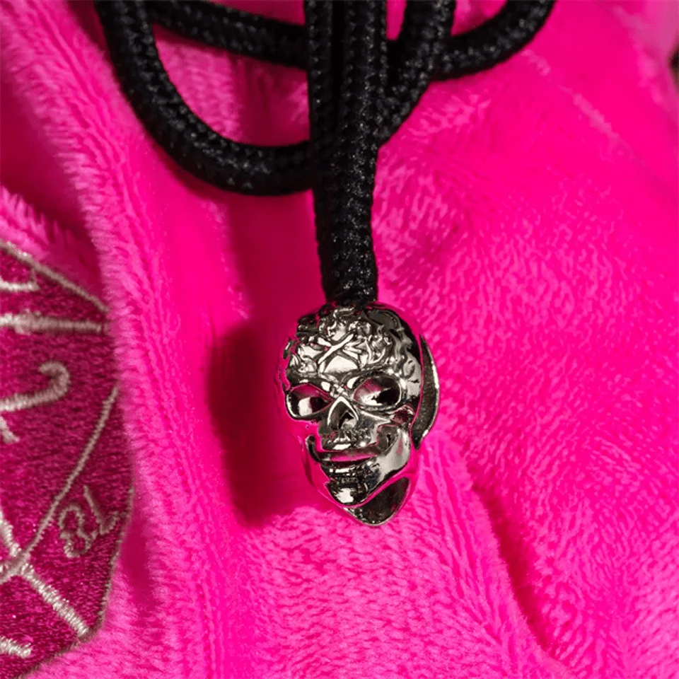 Velvet Vault | Super - Soft Large Dice Bag | Pink - Tabletop Dominion - We Print Miniatures