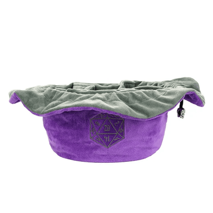 Velvet Vault | Super - Soft Large Dice Bag | Purple - Tabletop Dominion - We Print Miniatures