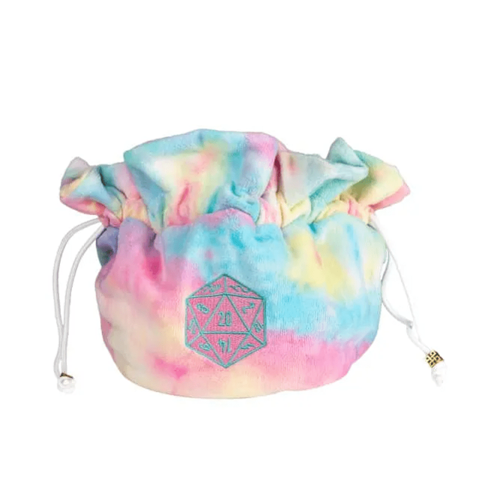 Velvet Vault | Super - Soft Large Dice Bag | Rainbow - Tabletop Dominion - We Print Miniatures