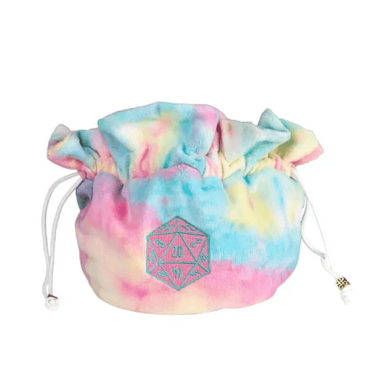 Velvet Vault | Super - Soft Large Dice Bag | Rainbow - Tabletop Dominion - We Print Miniatures