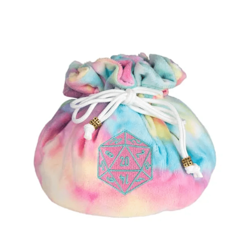Velvet Vault | Super - Soft Large Dice Bag | Rainbow - Tabletop Dominion - We Print Miniatures