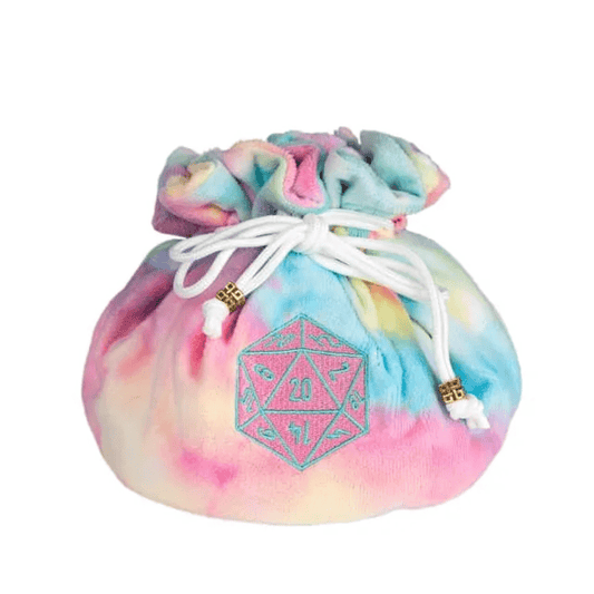 Velvet Vault | Super - Soft Large Dice Bag | Rainbow - Tabletop Dominion - We Print Miniatures