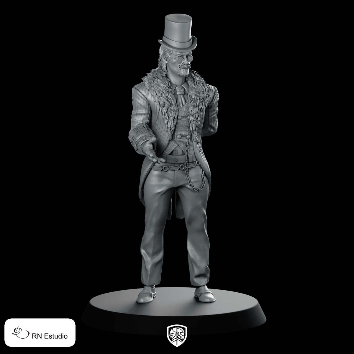 Venigni Miniature Victorian Gentleman Rogue NPC Character - RN Estudio - We Print Miniatures