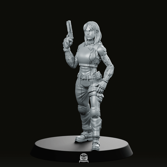 Vex Ashford Pose 1 Miniature - Unit9 - We Print Miniatures