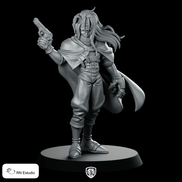 Victor Tinevale JRPG Miniature Sharpshooter Pistol Gunslinger Hero - RN Estudio - We Print Miniatures