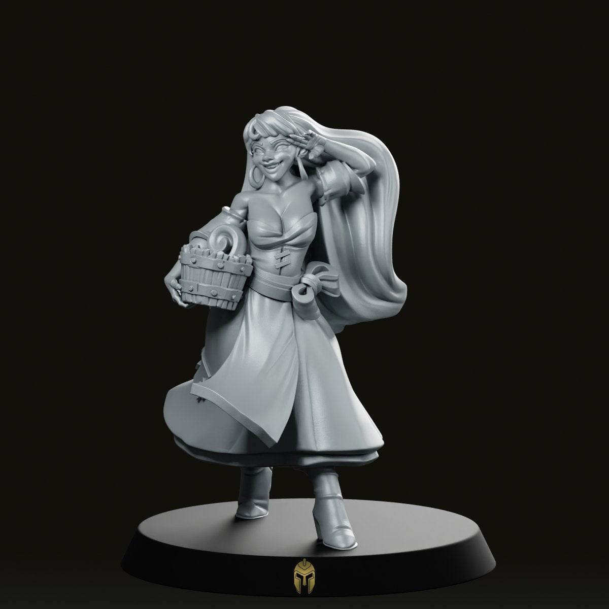 Victoria Flirting Miniature - CastNPlay - We Print Miniatures