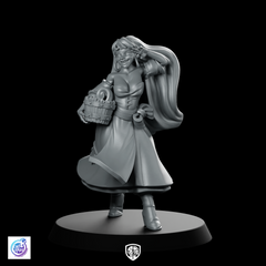 Victoria Flirting Miniature Glamorous Townsfolk Tavern NPC