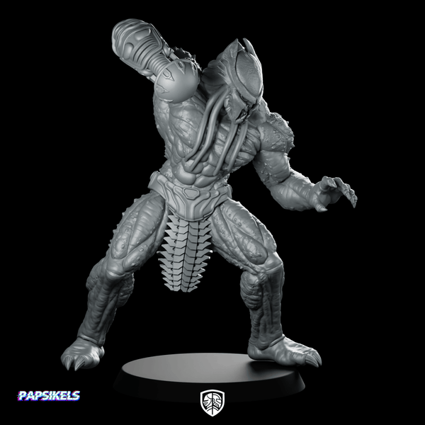 Viking Killer Skull Hunter 1 Miniature Sci - fi Alien - Papsikels Miniatures - We Print Miniatures