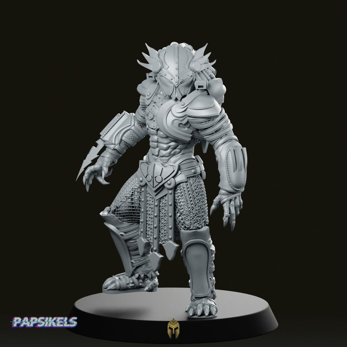 Viking Skull Hunter Miniature - Papsikels Miniatures - We Print Miniatures