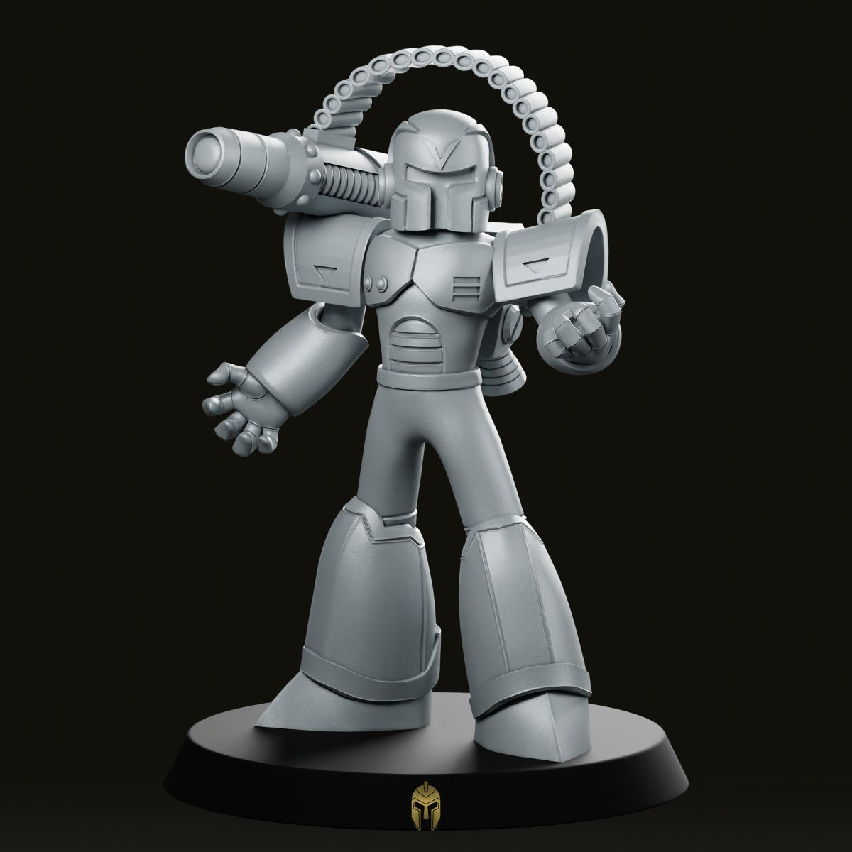 Vile Megaman Miniature - RN Estudio - We Print Miniatures