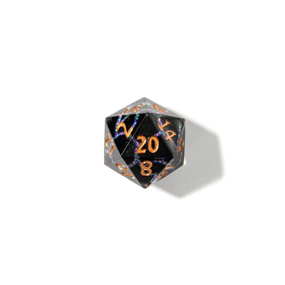 Violet Rift | Art Core Dice| 7 Piece Set - Tabletop Dominion - We Print Miniatures