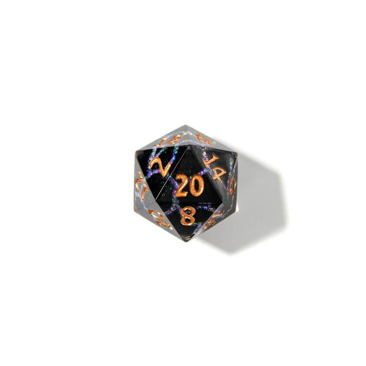 Violet Rift | Art Core Dice| 7 Piece Set - Tabletop Dominion - We Print Miniatures