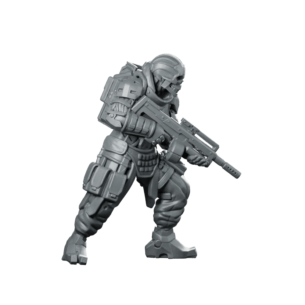 Vtx 11 Bonesaw 1V2 Cyberpunk Miniature Cyborg Heavy - Unit9 - We Print Miniatures