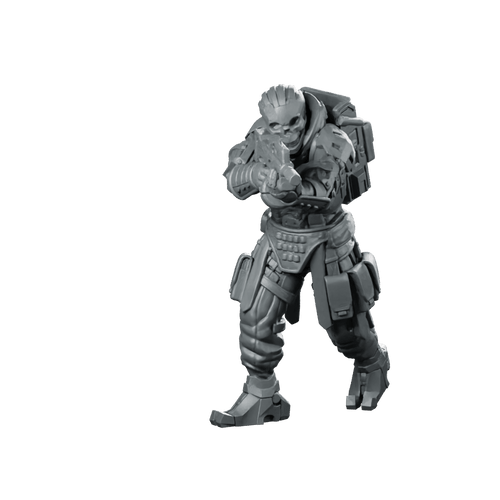 Vtx 11 Bonesaw 1V3 Cyberpunk Miniature Cyborg Sniper - Unit9 - We Print Miniatures