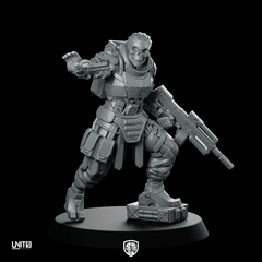 Vtx 11 Bonesaw 1V1 Cyberpunk Miniature Cyborg Commander - Unit9 - We Print Miniatures