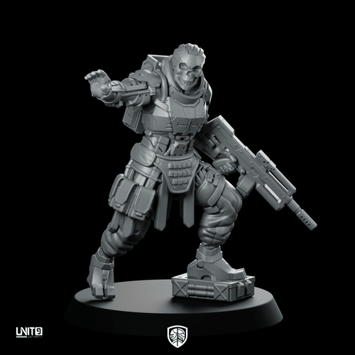 Vtx 11 Bonesaw 1V1 Cyberpunk Miniature Cyborg Commander - Unit9 - We Print Miniatures