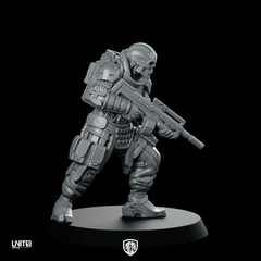 Vtx 11 Bonesaw 1V2 Cyberpunk Miniature Cyborg Heavy - Unit9 - We Print Miniatures