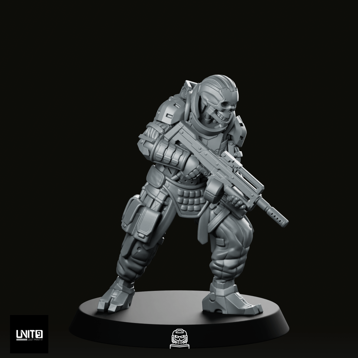 Vtx 11 Bonesaw 1V2 Cyberpunk Miniature - Unit9 - We Print Miniatures