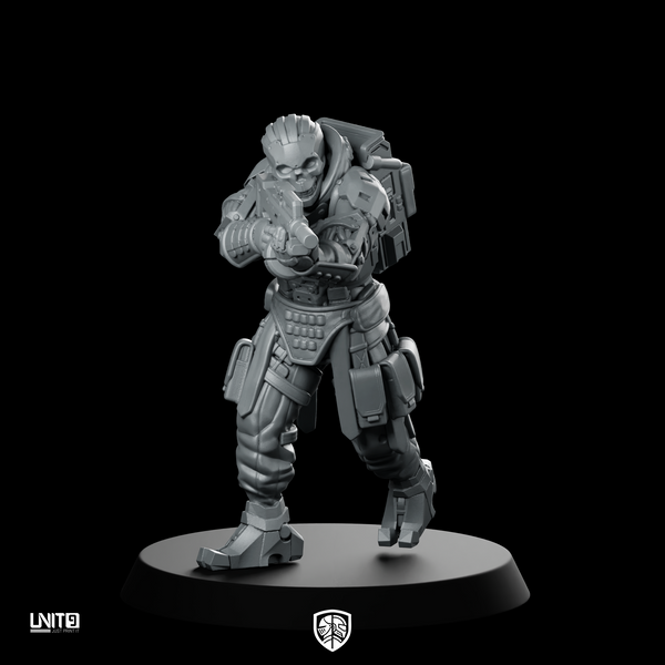 Vtx 11 Bonesaw 1V3 Cyberpunk Miniature Cyborg Sniper