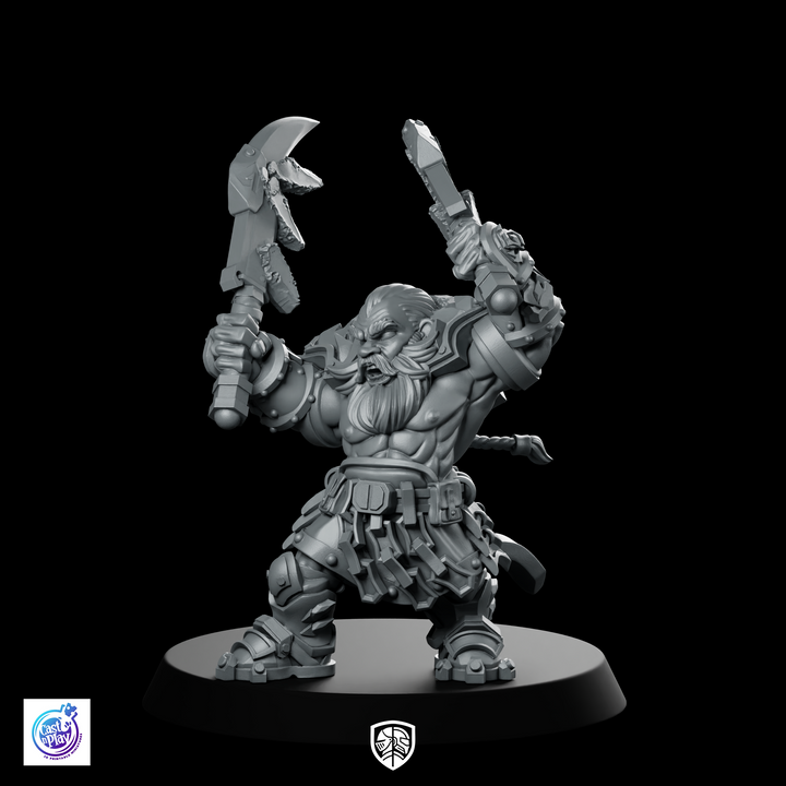 Vulcan Dwergen Hitte Maulers G Miniatuur Vuurstrijder