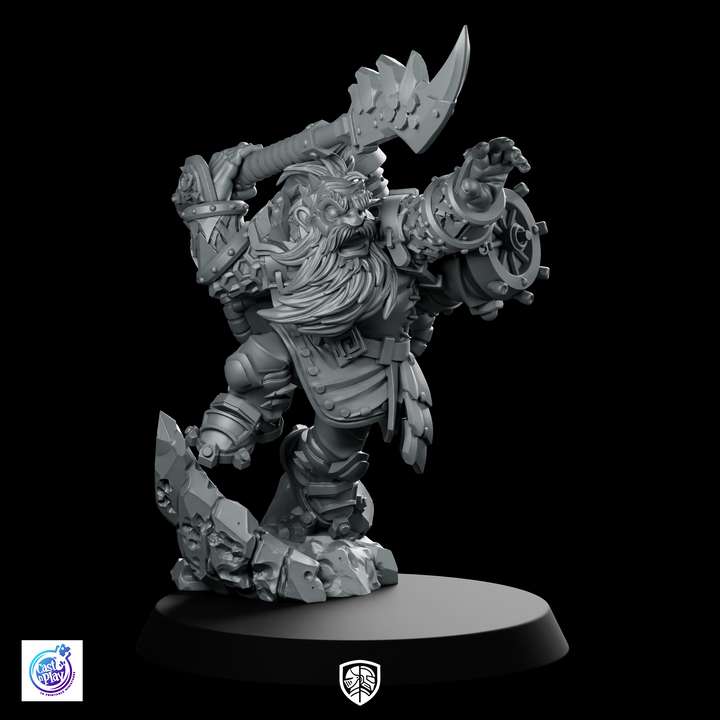 Vulcan Dwergen Magma Admiraal Speer Miniatuur Marine