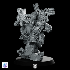 Vulcan Dwarves Thoromir Lume Hammer & Shield Miniature