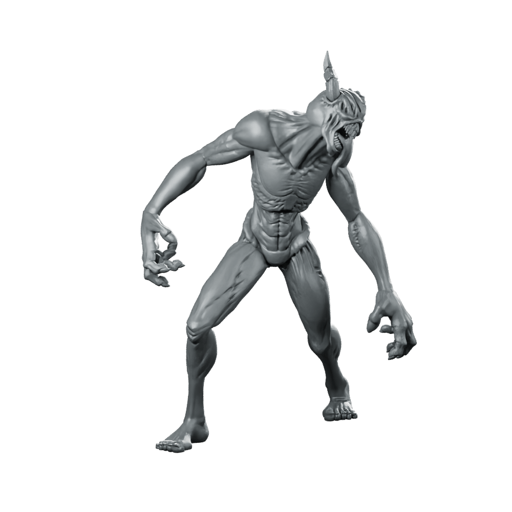 Walking Demon Miniature Fiend Boss Monster RPG - CastNPlay - We Print Miniatures