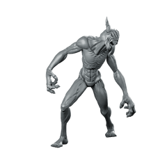 Walking Demon Miniature Fiend Boss Monster RPG - CastNPlay - We Print Miniatures