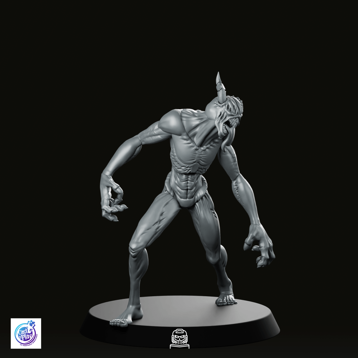 Walking Demon Miniature - CastNPlay - We Print Miniatures