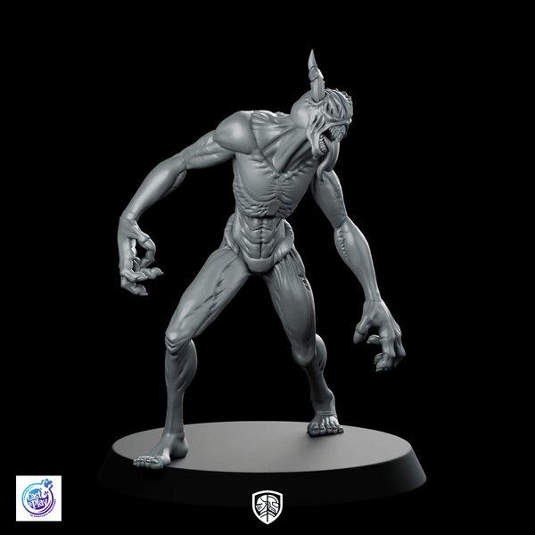 Walking Demon Miniature Fiend Boss Monster RPG - CastNPlay - We Print Miniatures