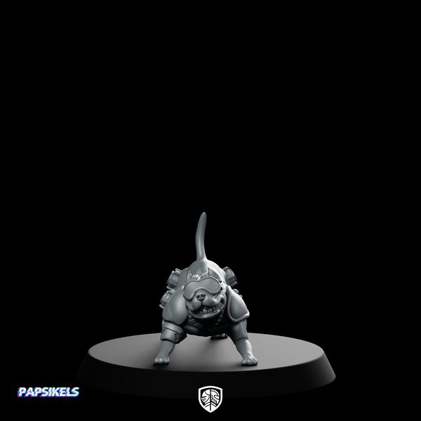 Wangbu Dog Pet Cyberhound Miniature Sci-Fi Resin