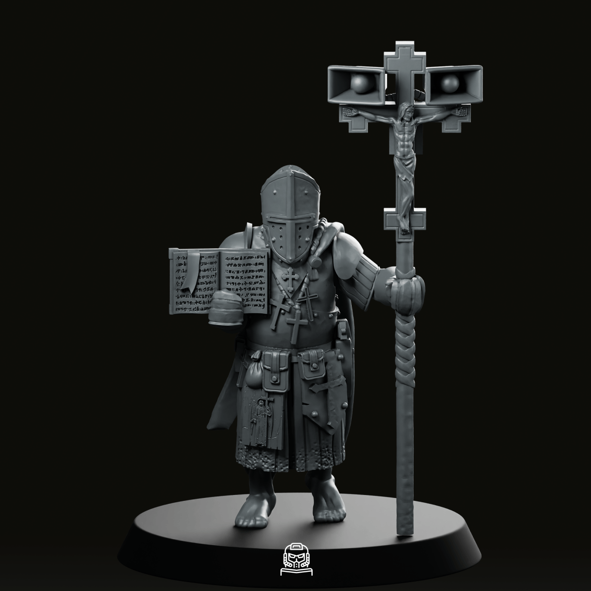 War Priest Trench Crusade Miniature - Onmioji - We Print Miniatures