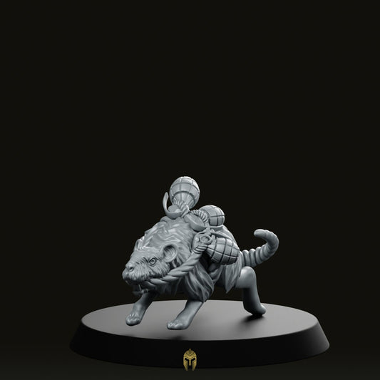 War Rat 1 Miniature -PrintMinis - We Print Miniatures