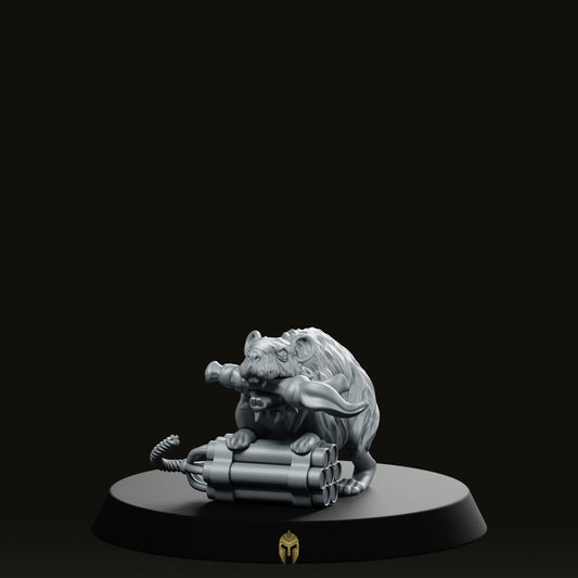 War Rat 2 Miniature -PrintMinis - We Print Miniatures