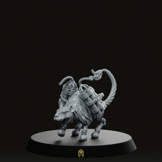 War Rat 4 Miniature -PrintMinis - We Print Miniatures