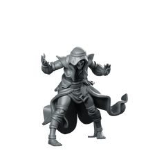 Warlock Fantasy Miniature Miniature 360 Spin 01