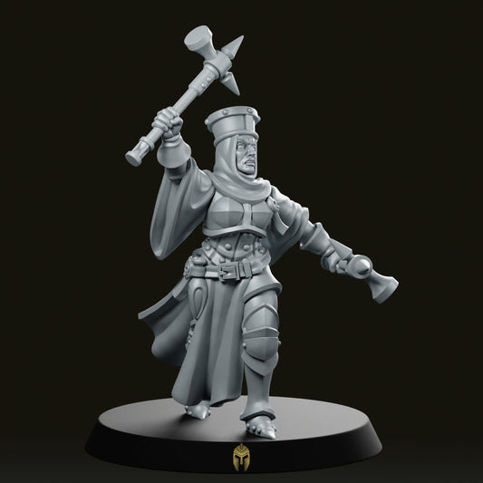 Warrior Nun Miniature - Vae Victus Miniatures - We Print Miniatures