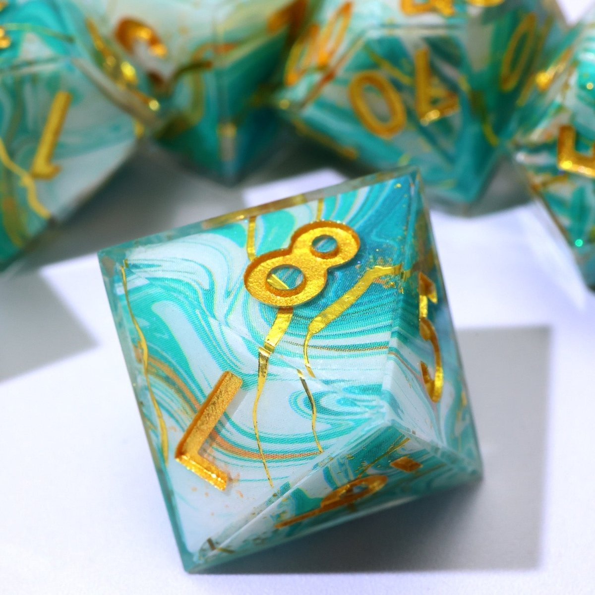 Wavesinger | Art Core Dice | 7 Piece Set - Tabletop Dominion - We Print Miniatures