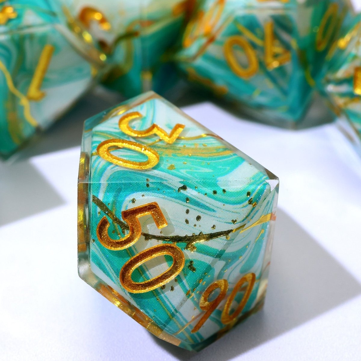 Wavesinger | Art Core Dice | 7 Piece Set - Tabletop Dominion - We Print Miniatures