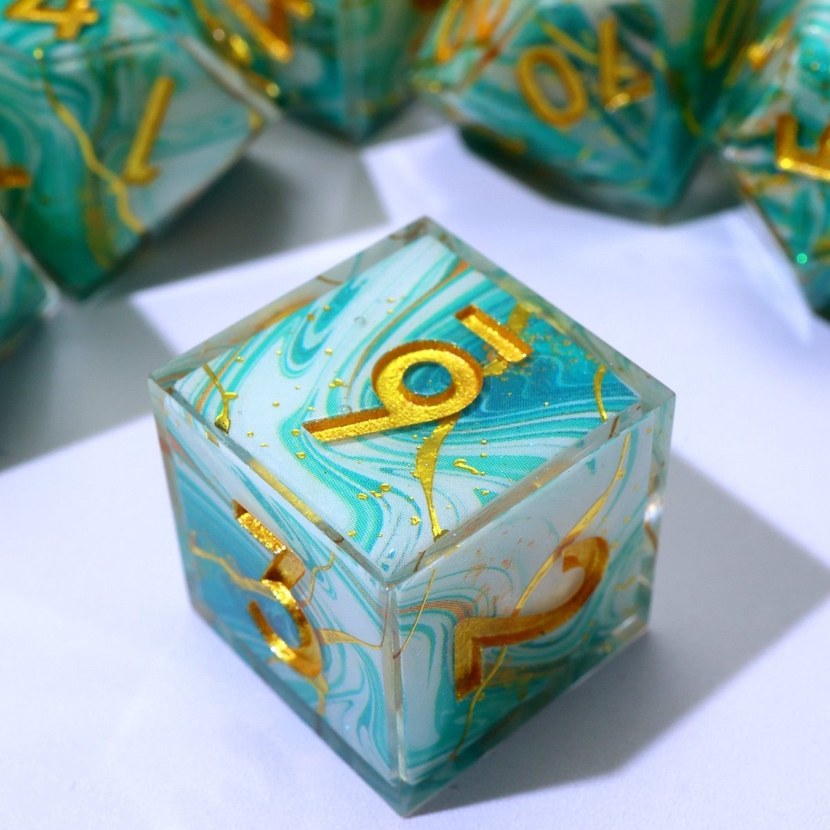 Wavesinger | Art Core Dice | 7 Piece Set - Tabletop Dominion - We Print Miniatures