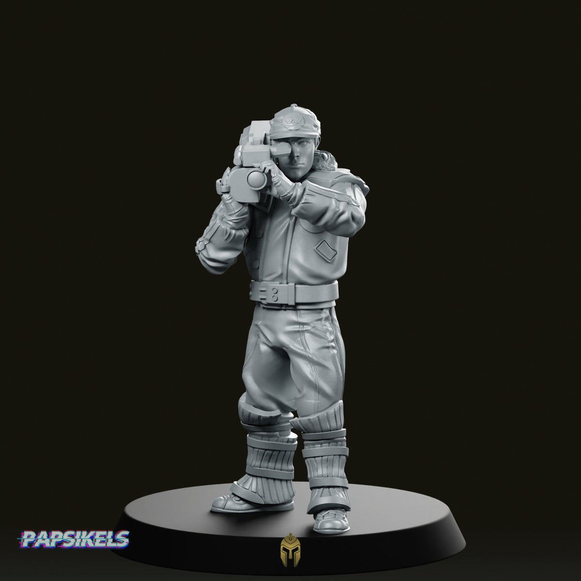 Wayland Hanabishi Cameraman Documenter 1 Miniature - Papsikels Miniatures - We Print Miniatures