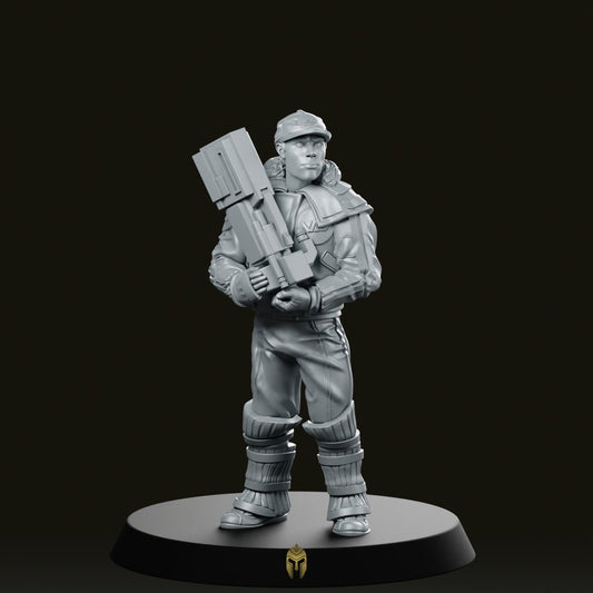 Wayland Hanabishi Cameraman Documenter 2 Miniature - Papsikels Miniatures - We Print Miniatures