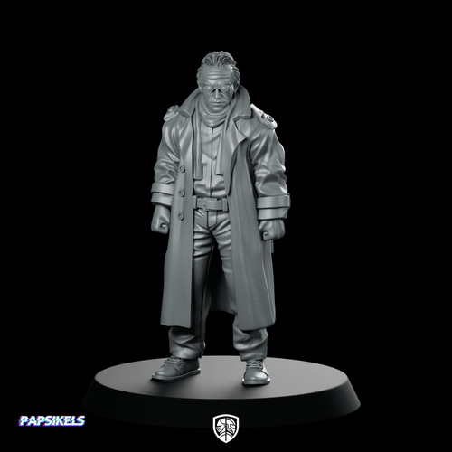 Wayland Hanabishi Executive Officer Miniature Sci - Fi Cyberpunk - Papsikels Miniatures - We Print Miniatures