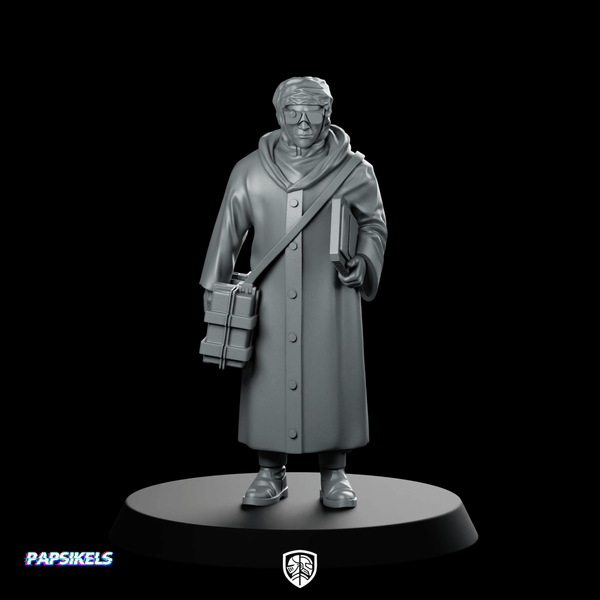 Wayland Hanabishi Scientist Sample Collector 2 Miniature Sci - Fi - Papsikels Miniatures - We Print Miniatures