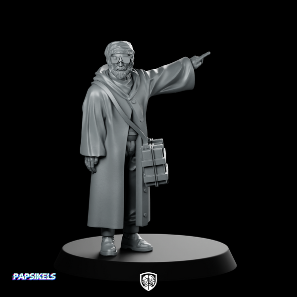 Wayland Hanabishi Scientist Sample Collector 3 Miniature Gesturing