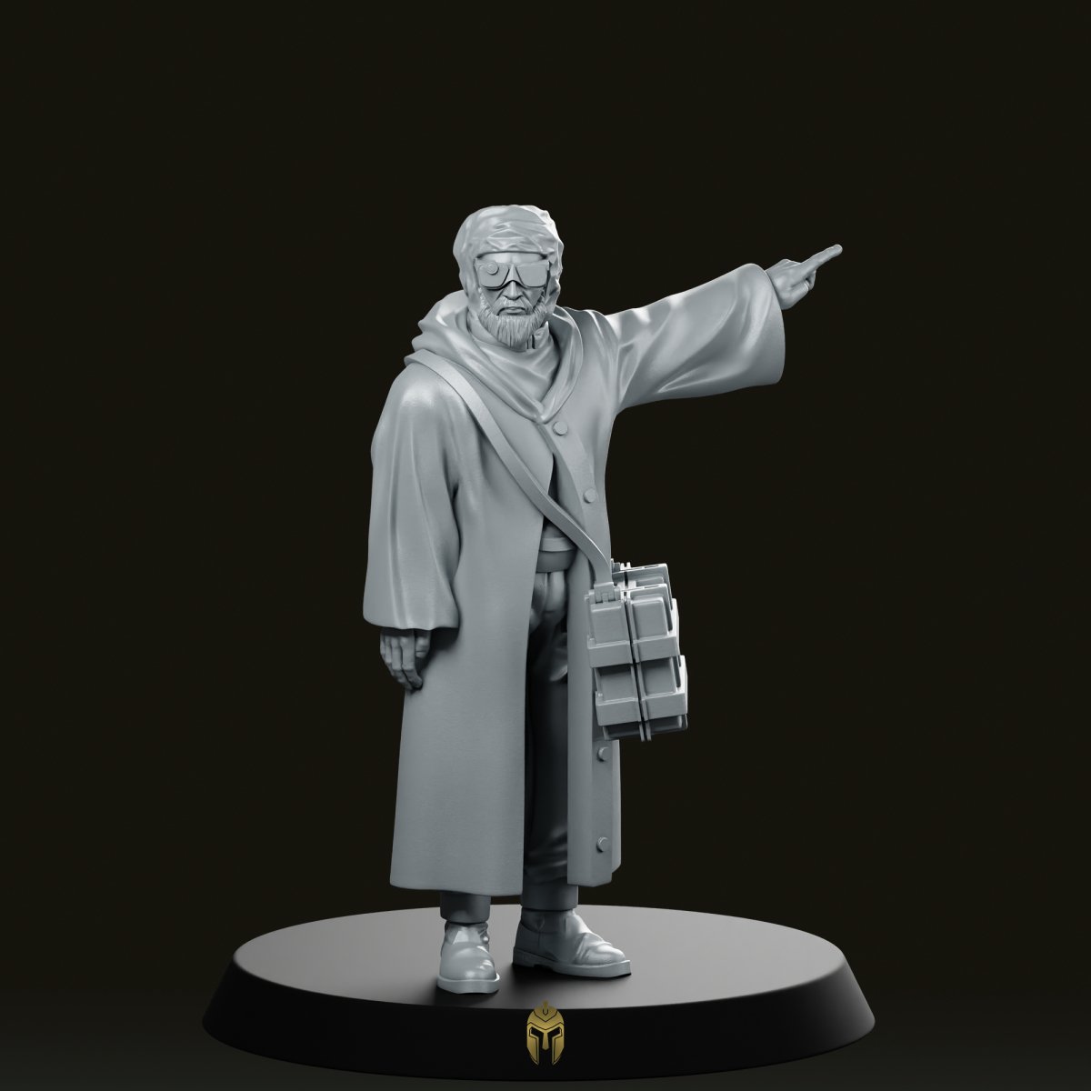 Wayland Hanabishi Scientist Sample Collector 3 Miniature - Papsikels Miniatures - We Print Miniatures