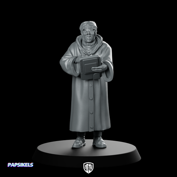 Wayland Hanabishi Scientist Sample Collector 4 Miniature Cyberpunk