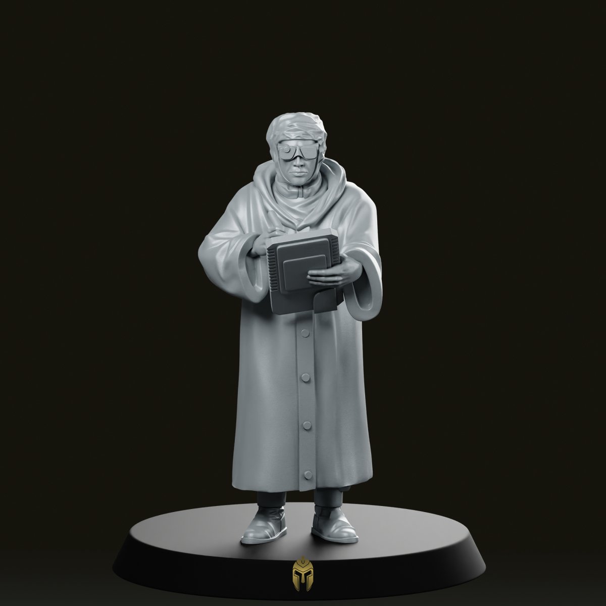 Wayland Hanabishi Scientist Sample Collector 4 Miniature - Papsikels Miniatures - We Print Miniatures