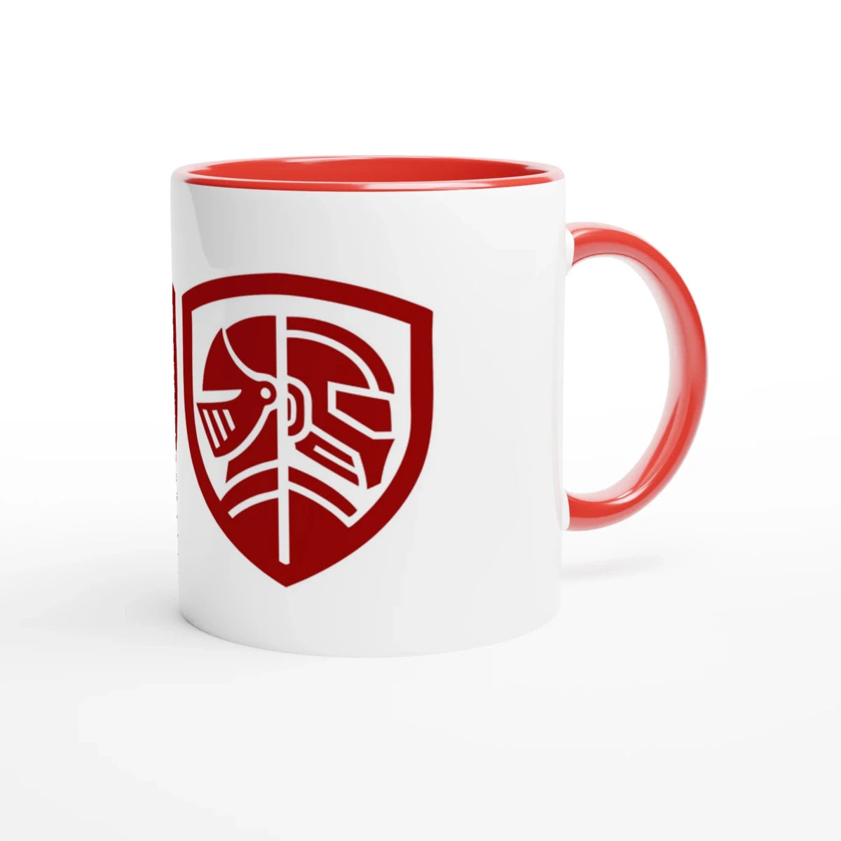 We Print Miniatures White 11oz Ceramic Mug with Color Inside Ceramic Red - We Print Miniatures - We Print Miniatures