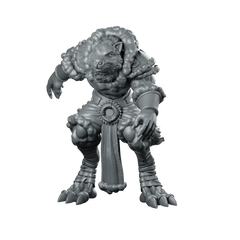 Werewolf Miniature Werewolf Shaman Miniature 360 Spin 01
